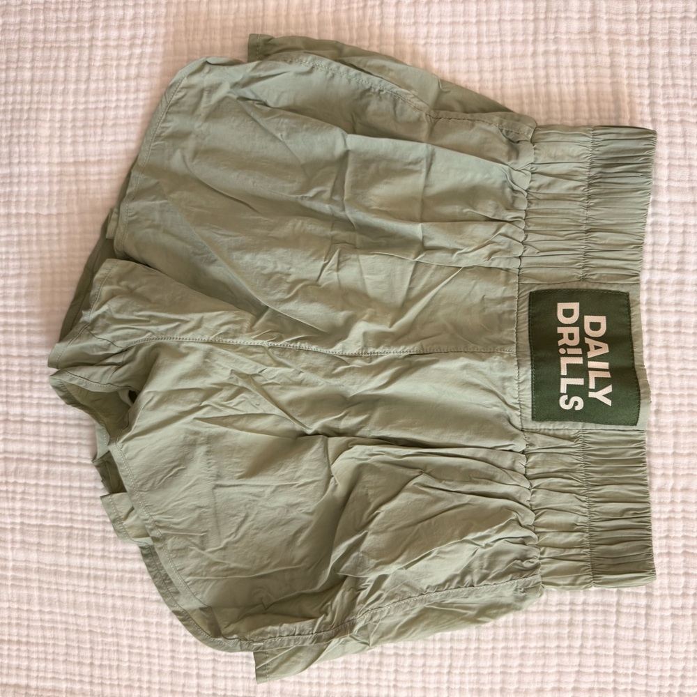 Daily Drills Sage Green Shorts